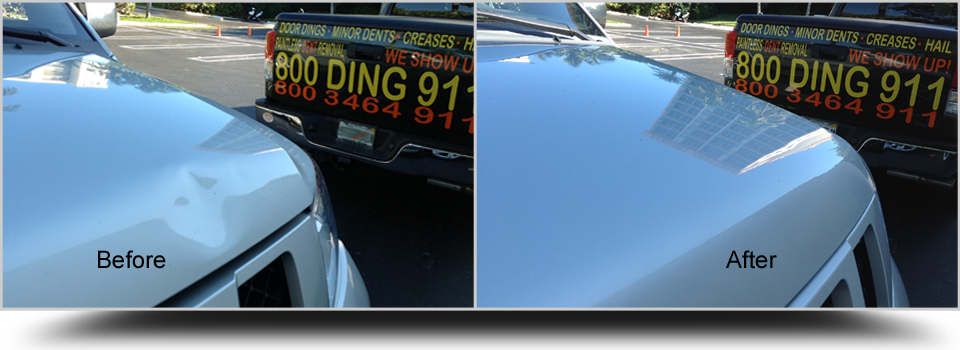 Paintless-Dent-Removal-Hood-Nissan-Jupiter-33477-palmbeachdentrepair